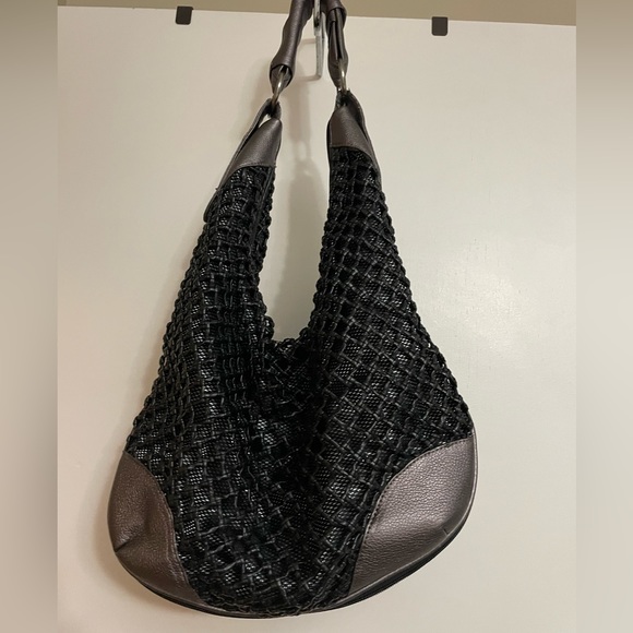 Hobo Bag with Metallic Finish - Picture 3 of 7